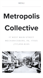 Mobile Screenshot of metropoliscollective.com